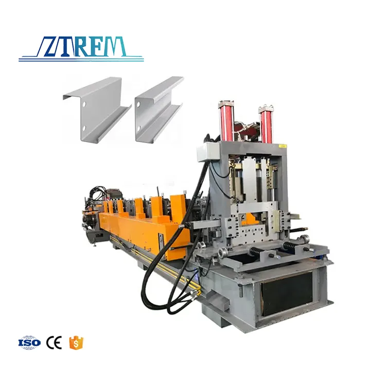 ZTRFM Chinese Factory Cz Profile Roll Forming Machine C Z Purlin Roll Forming Machine Price 20m/ min+zt300