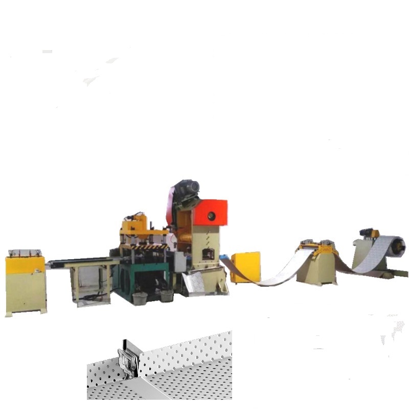 Full Automatic Metal Ceiling Panel Suspended Ceiling Production Line Perforated Ceiling Panels Machine
