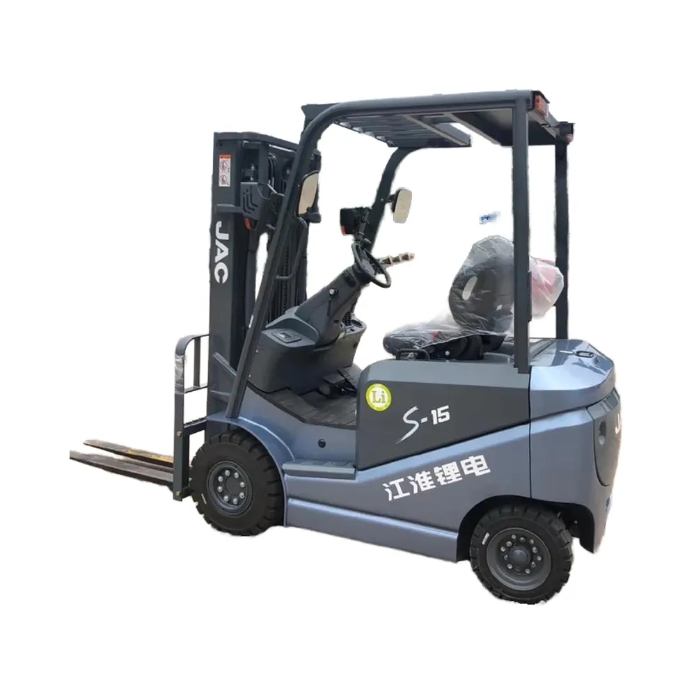 Narrow Fork Lift 1.5 Tons 2 Ton 5500mm 6mts 3 Wheel Driver Wheel Li-ion Battery Automatic Fork Lift Electric 2 Ton+Counterbalance Forklift+6000mm