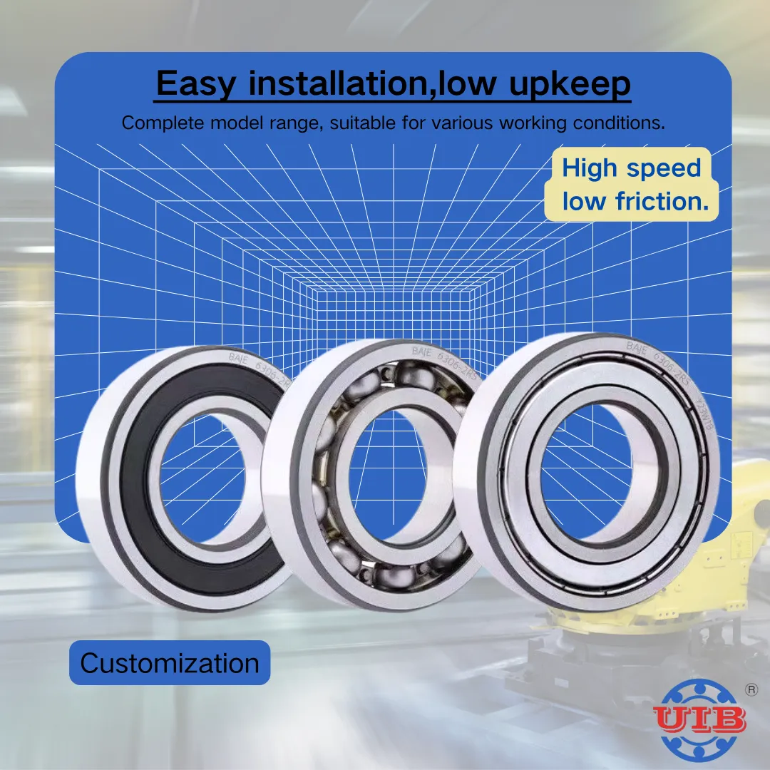 OEM High Quality High Temperature Resistance Deep groove Ball Bearing6402/6002/6320/6304/6207/6208 2RS Bearing Stainless Bearing UIB+1