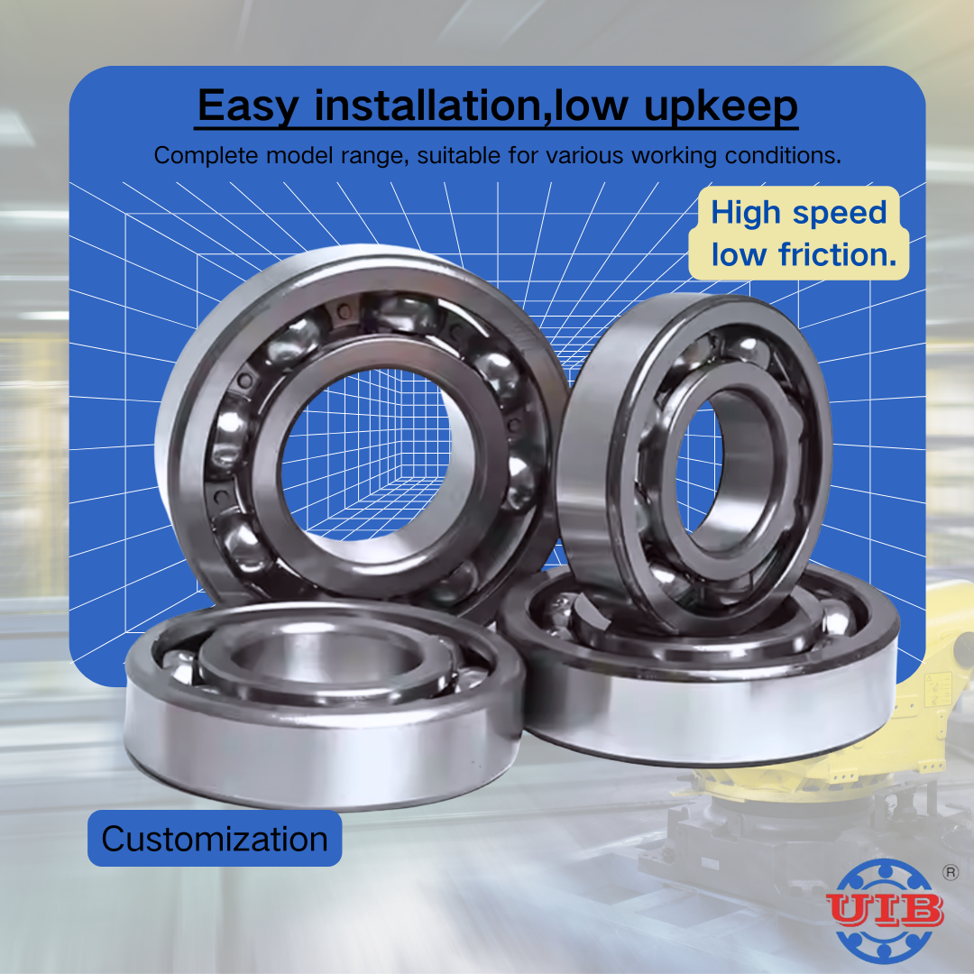 OEM High Quality High Temperature Resistance Deep groove Ball Bearing6409/6010/6320/6304/6207/6208 2RS Bearing Stainless Bearing