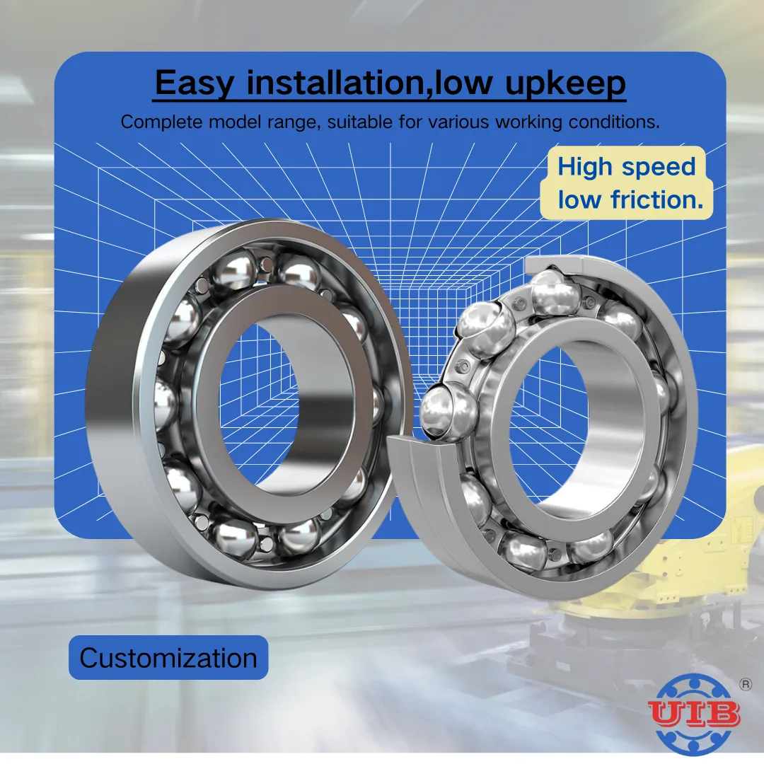 OEM High Quality High Temperature Resistance Deep groove Ball Bearing6418/6013/6328/6304/6208/6209 2RS Bearing Stainless Bearing UIB+1