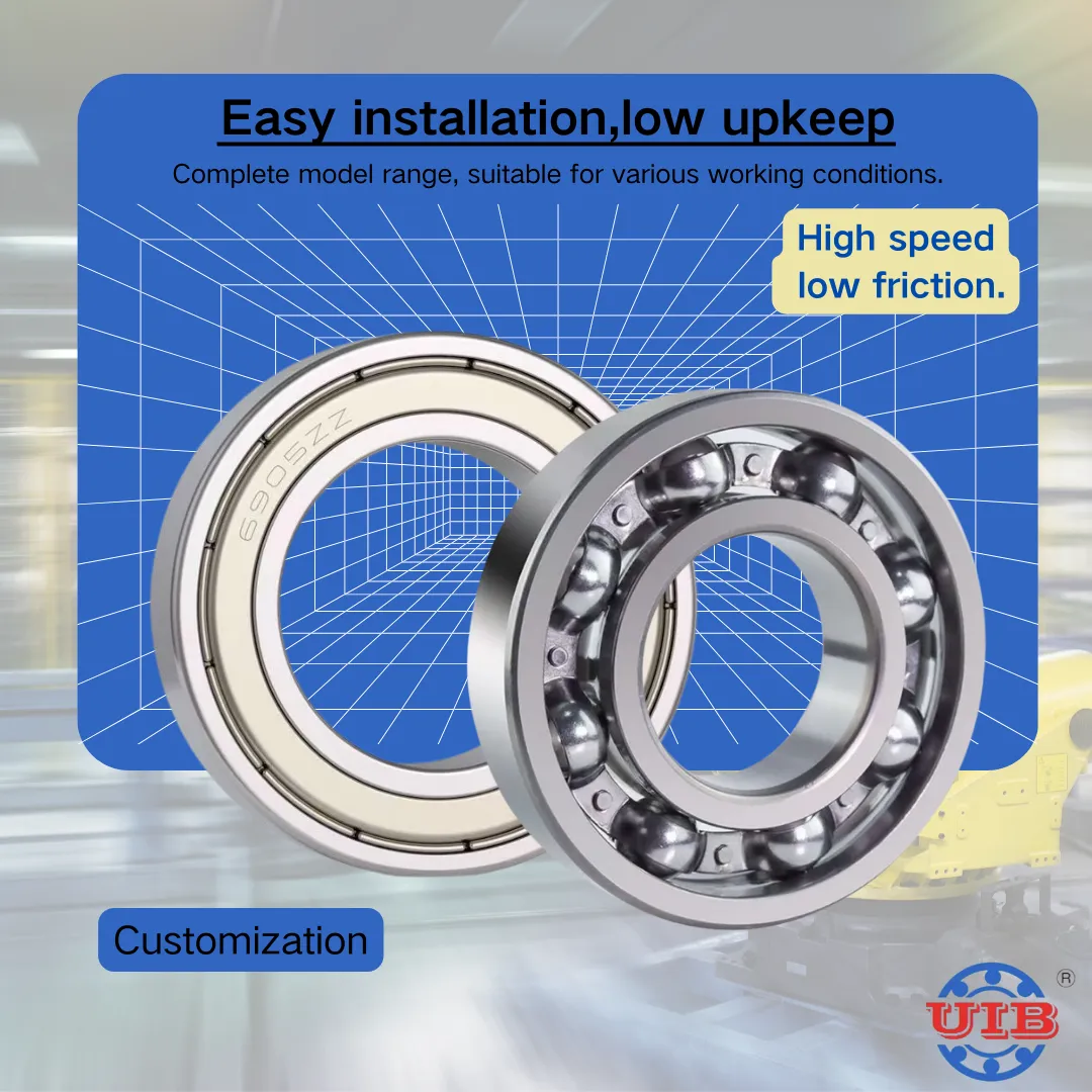 OEM High Quality High Temperature Resistance Deep groove Ball Bearing6400/6002/6320/6304/6207/6208 2RS Bearing Stainless Bearing UIB+1