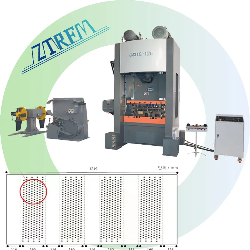 Metal Sheet Perforated Machine Steel Plate Punching Machine