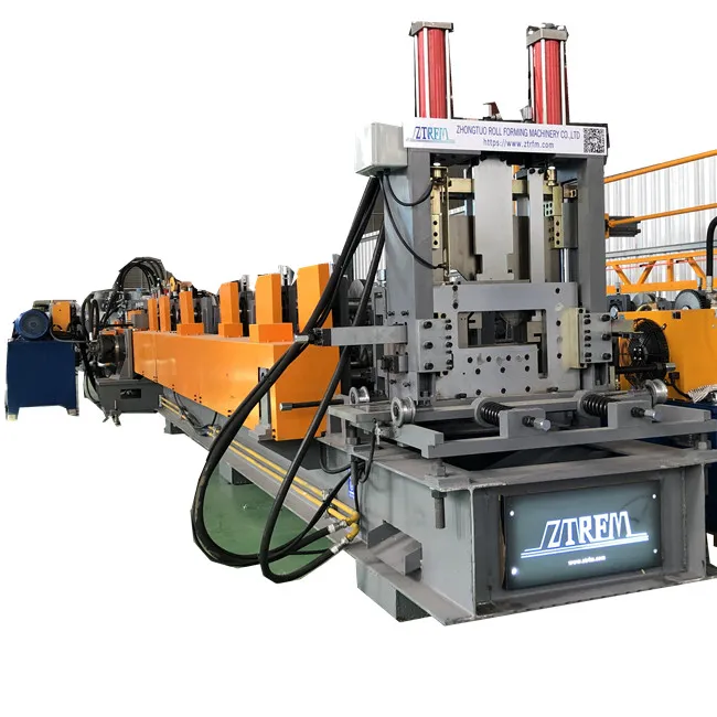 2023 Heavy Duty Cee Zee M Purlin Profile From c to Z Purlin Roll Forming Machine to America 5 m/min+18.5kw