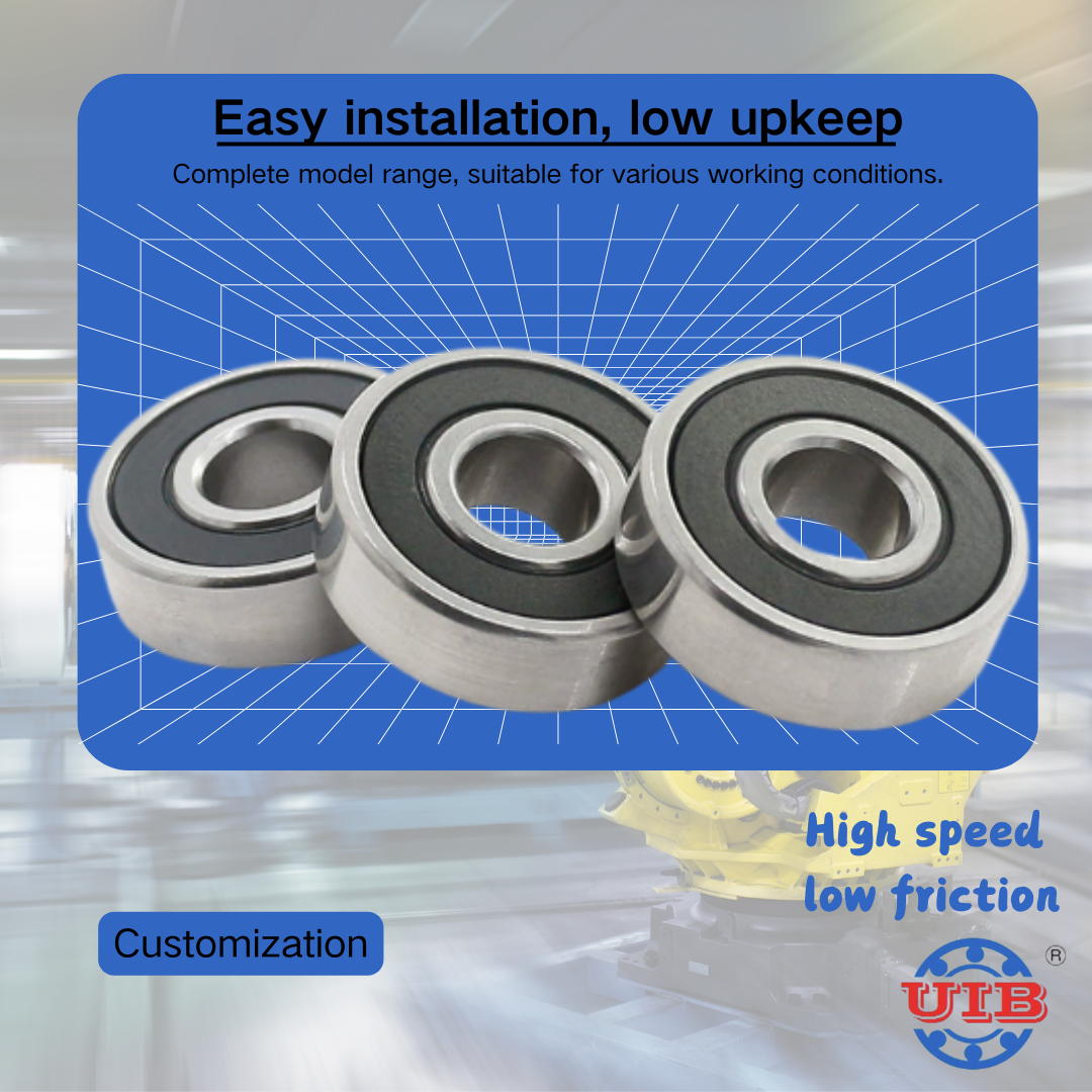 OEM 6215 2RS C3 Clearance Deep Groove Ball Bearings Rubber Sealed High Precision Bearings for Auto Parts Gearbox Pump Rotation