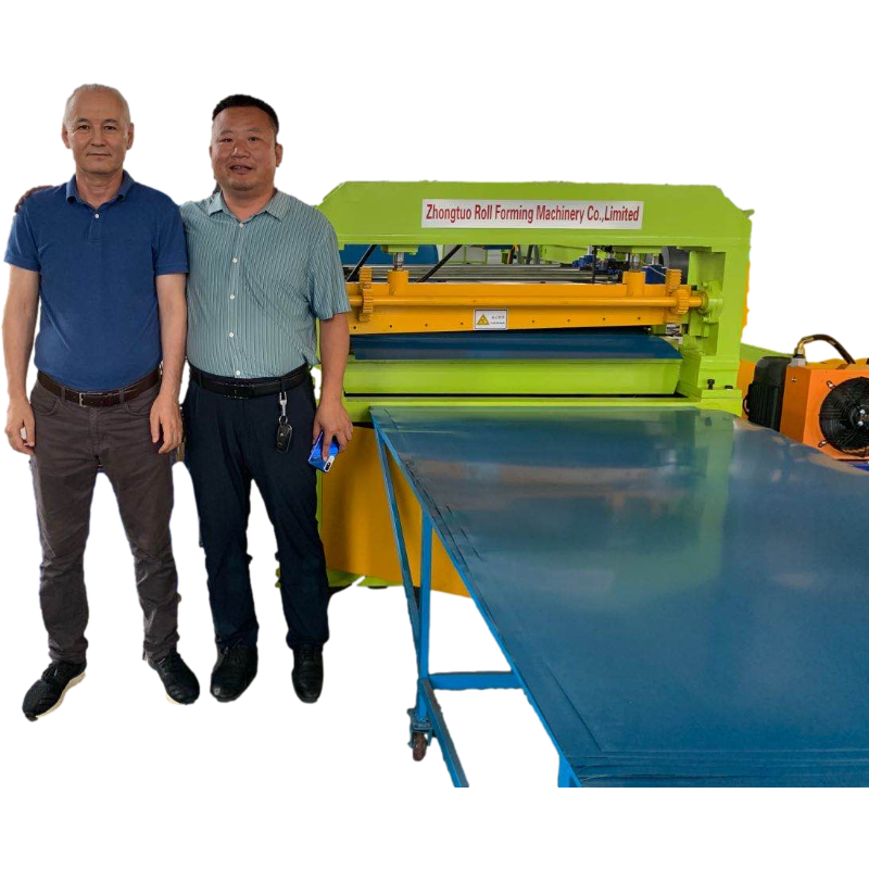 Full Automatic 0.3-1mm*1250mm Simple Roll Forming Machine Metal Steel Coil Leveling Cut to Length and Slitting Producing Line