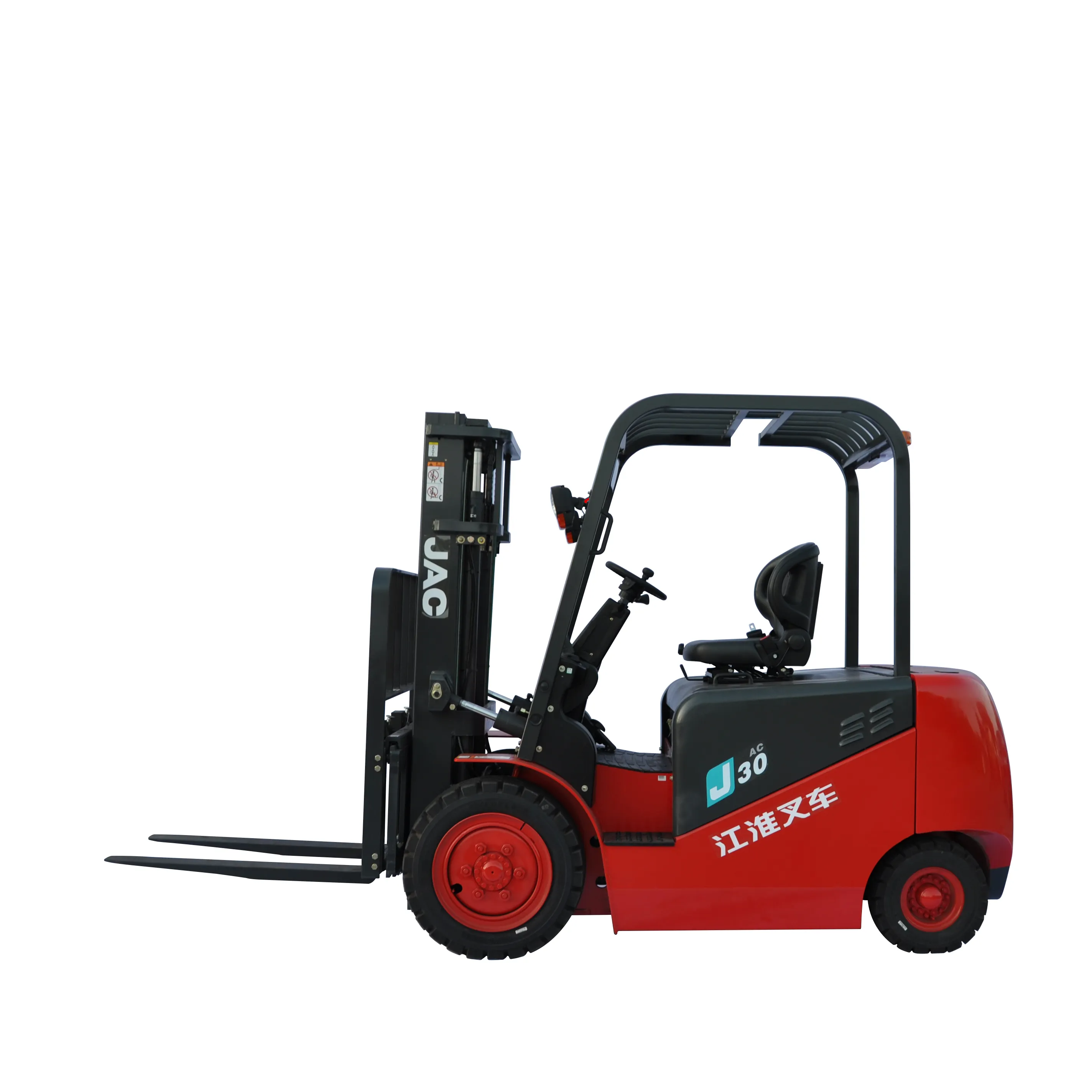 80v Forklift Battery 80v 500ah 3000kg 4 Ton 4m 6m Lift Height Electric Container Mast Forklift Price red+4500 mm+3 Ton+JAC CPD