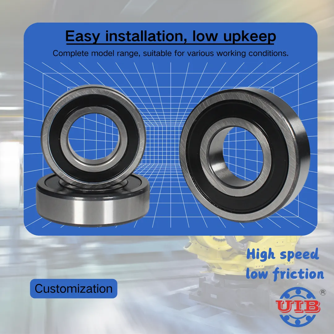 C3 Internal Clearance Deep Groove Ball Bearings 6220 2RS with Steel Cage - High Load Capacity & Robust Bearing Ready to Ship UIB+1