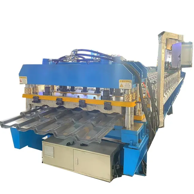 Automatic Roof Tile Making Machine Qtile Step Tile Roll Forming Roof Tile Making Machine