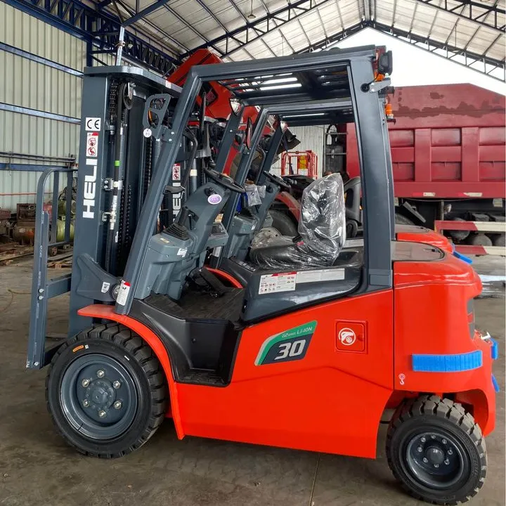 Heli Smart Forklift Battery Fork Lift Extension Mast 3 3.5ton Tons Price Charger 80v Sale Truck Forklifts RED+4500 mm+3 Ton+HELI CPD