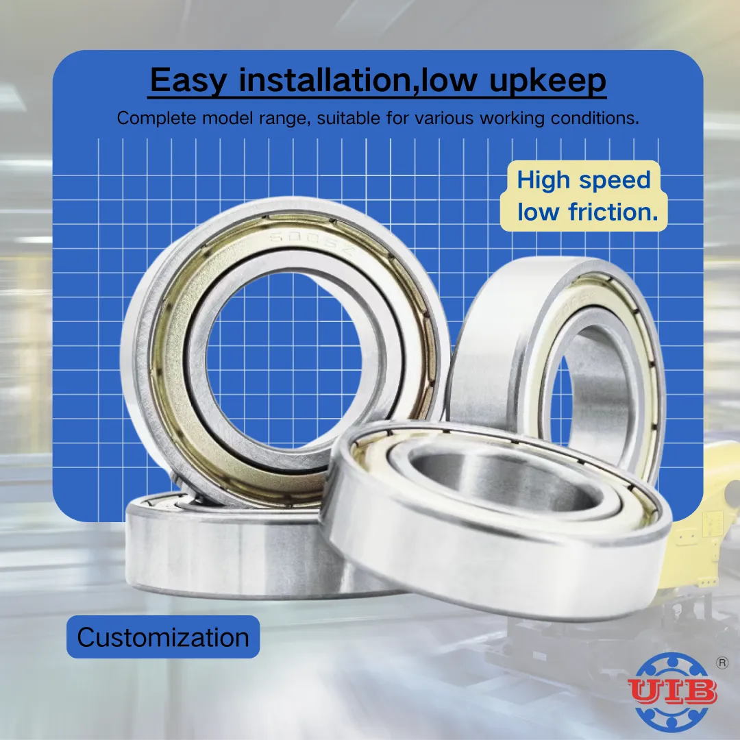 OEM High Quality High Temperature Resistance Deep groove Ball Bearing6001/6002/6320/6304/6207/6208 2RS Bearing Stainless Bearing UIB+1