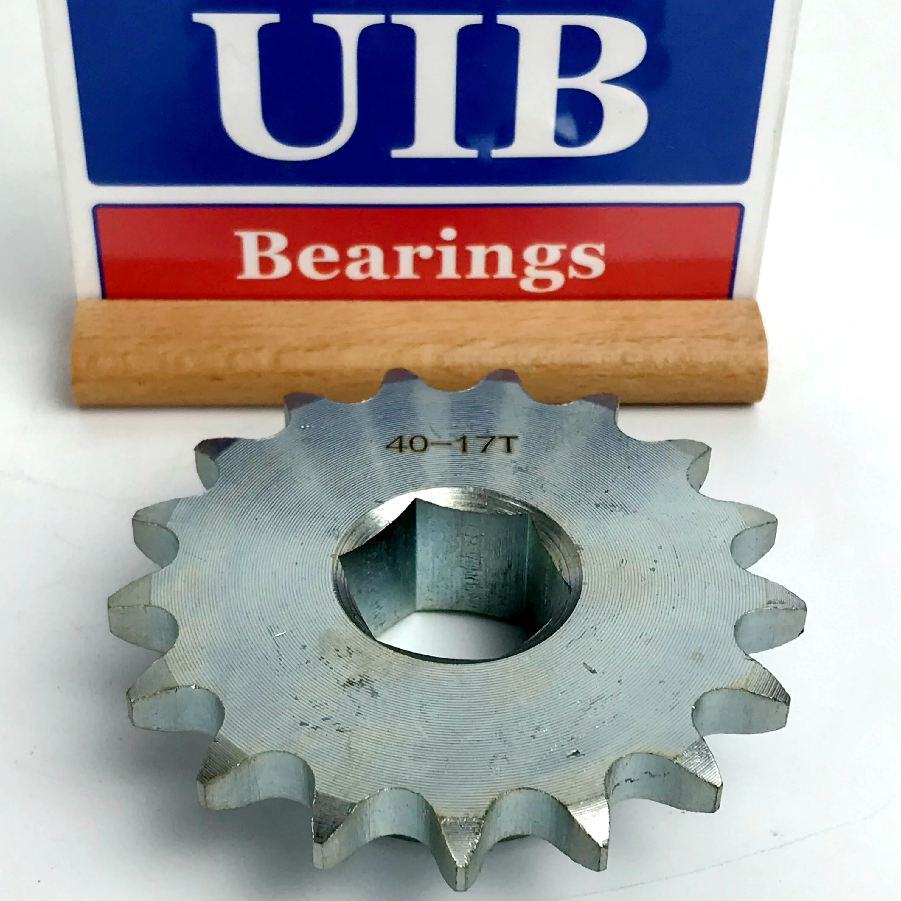 40-17Tooth Single Row C45 Nickel Plating Sprocket High Quality Double Drive Sprocket Chain Sprocket Gear