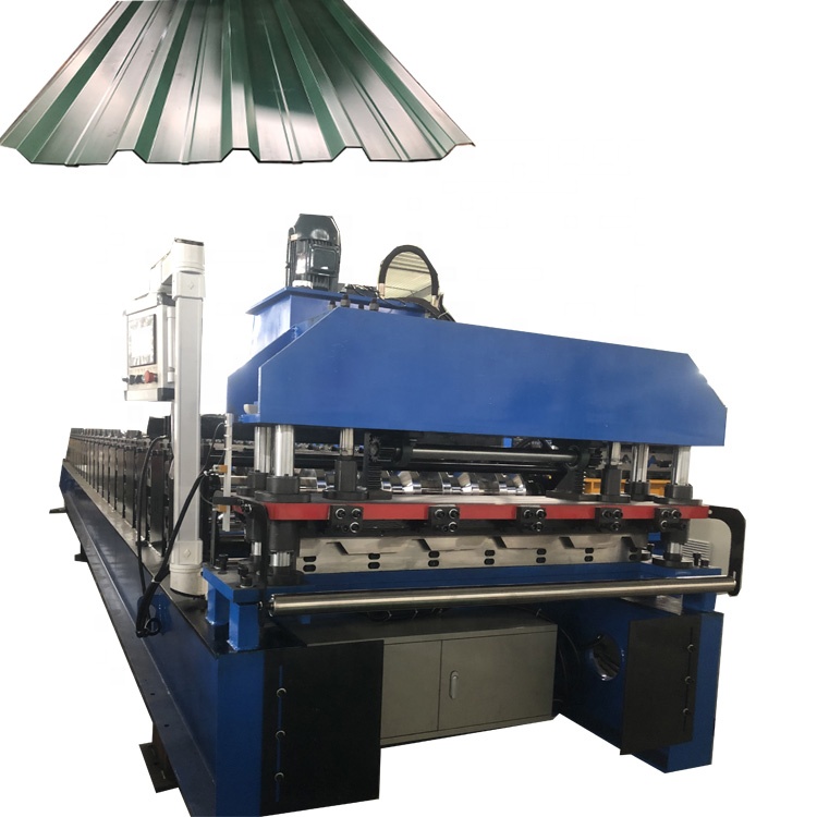 Laminated R Panel Terrazzo PE Foam Metal Steel Roofing Sheet Composite Thermal Insulation Tiles Making Roll Forming Machine