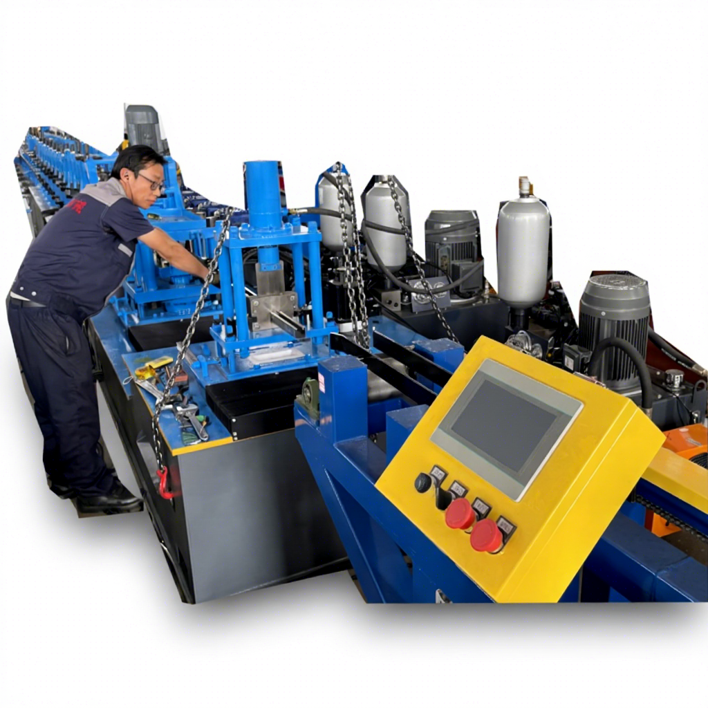 Russia Popular 41*21 21*21 C Strut Profile 41*41 Solar Panel Support Purlin Roll Forming Machine