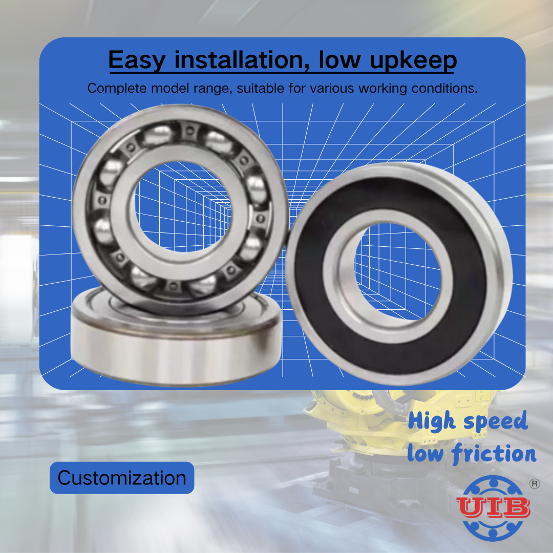 Factory 6315RS Deep Groove Ball Bearings, Corrosion Resistant Radial Ball Bearing Units for Harsh Environments and Food Industry