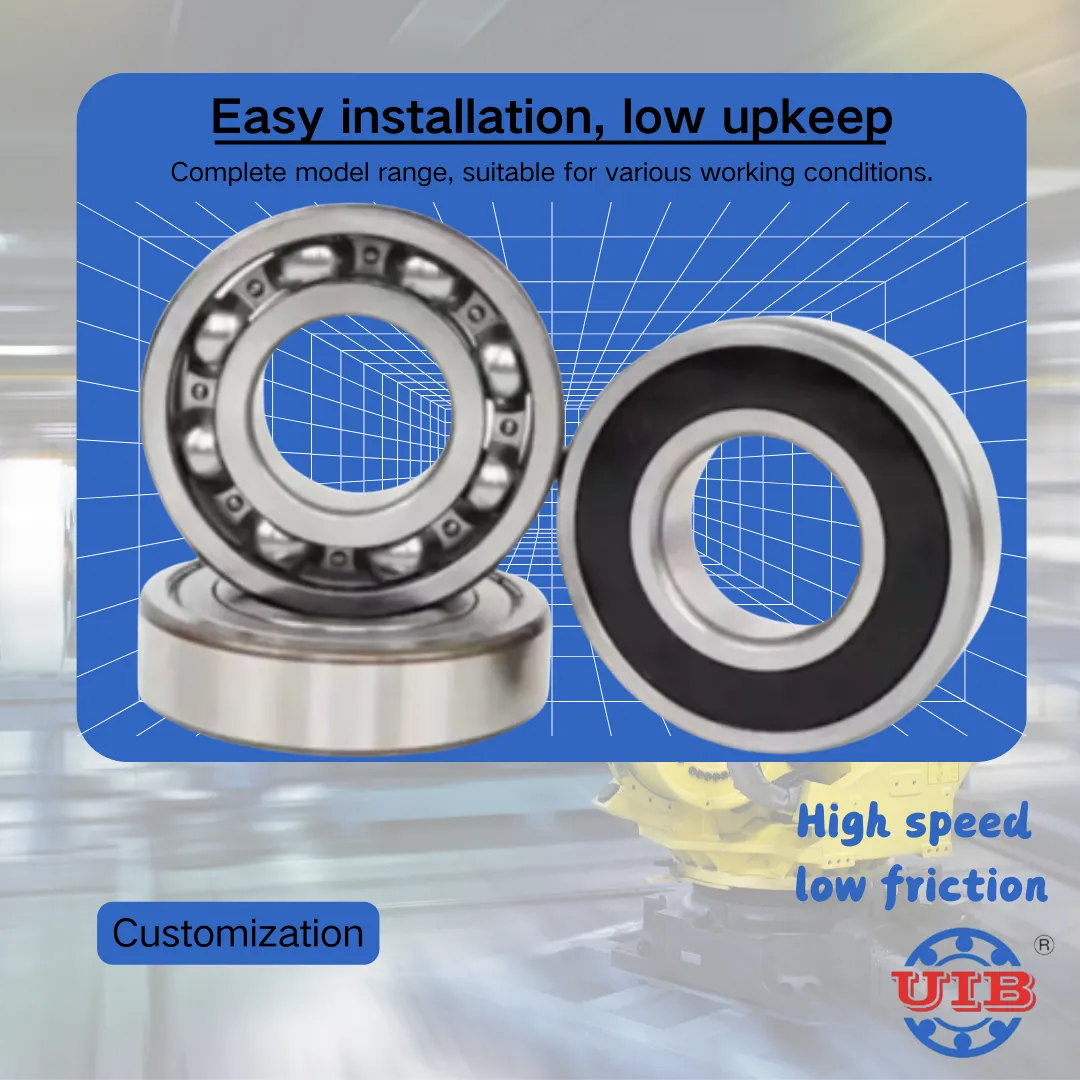 Factory 6315RS Deep Groove Ball Bearings, Corrosion Resistant Radial Ball Bearing Units for Harsh Environments and Food Industry