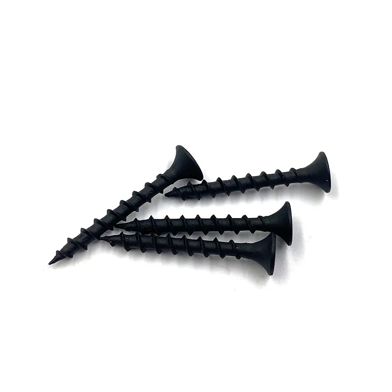 Black Phosphating Drywall Screws Coarse Threads Are Sold at a Low Price Drywall Screws+12mm+M3.5