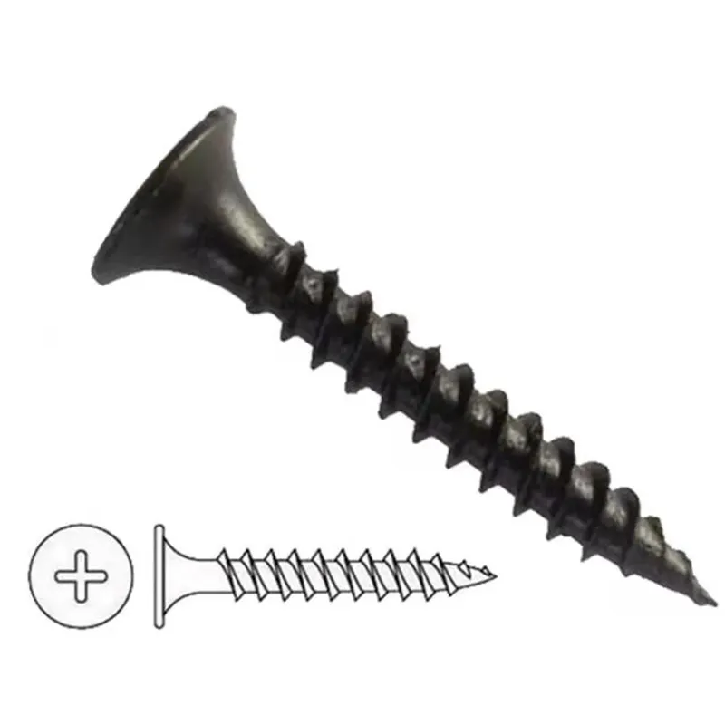 Factory Price Fine / Coarse Thread Black Phosphate Drywall Screw Tornillos Drywall