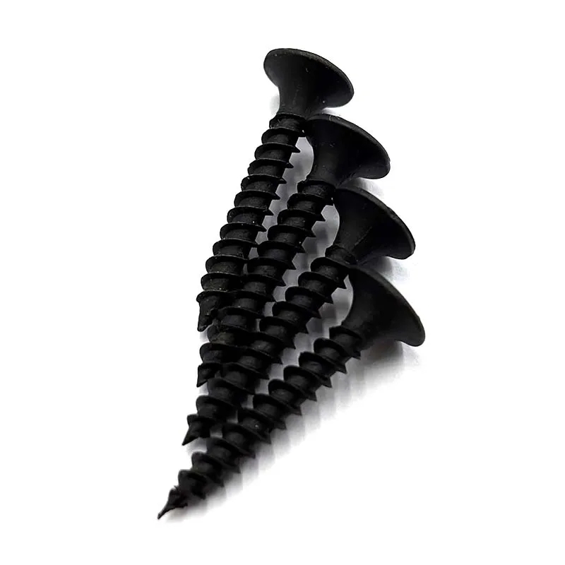 High Quality Drywall Screw with Black Phosphating Thin Thread Bugle Head Available in Inch and Metric Measurements