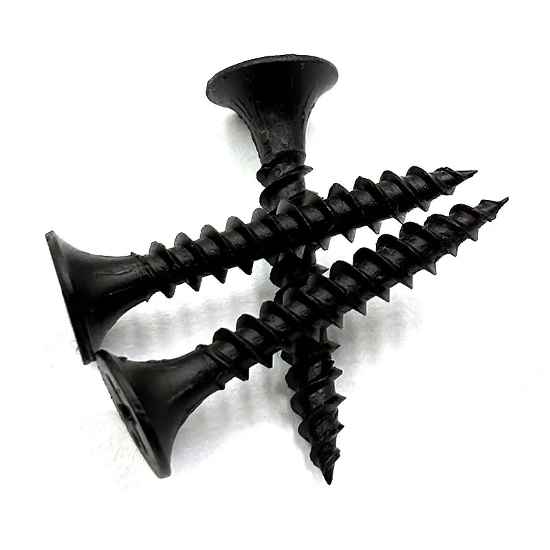 2025 Hot Sale High Quality Drywall Screws Black Phosphated Carbon Steel Screws Factory Wholesale Drywall Screws+13-254MM+M3.5