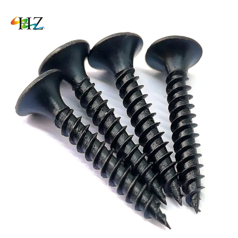 C1022 Fosfato Negro Tornillos Drywall / Tornillo Para Volcanita Rosca Fina Drywall Screws+25mm+M3.5