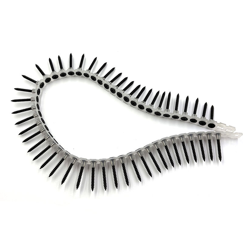 Black Galvanized Collated China Factory Drywall Screw Chain Screw Drywall Screw Collated Anti-corrosion