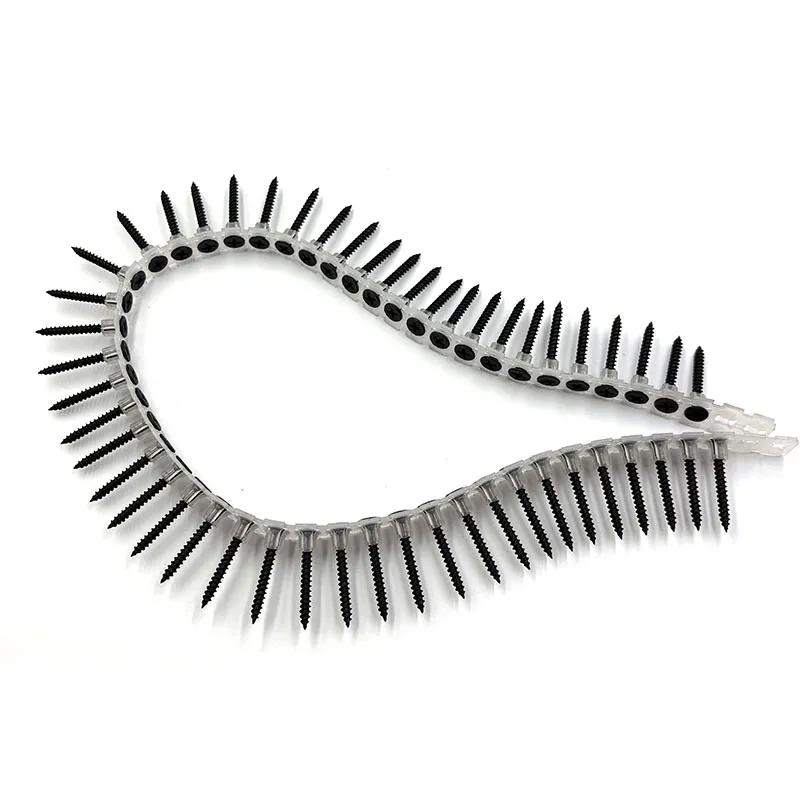 Black Galvanized Collated China Factory Drywall Screw Chain Screw Drywall Screw Collated Anti-corrosion