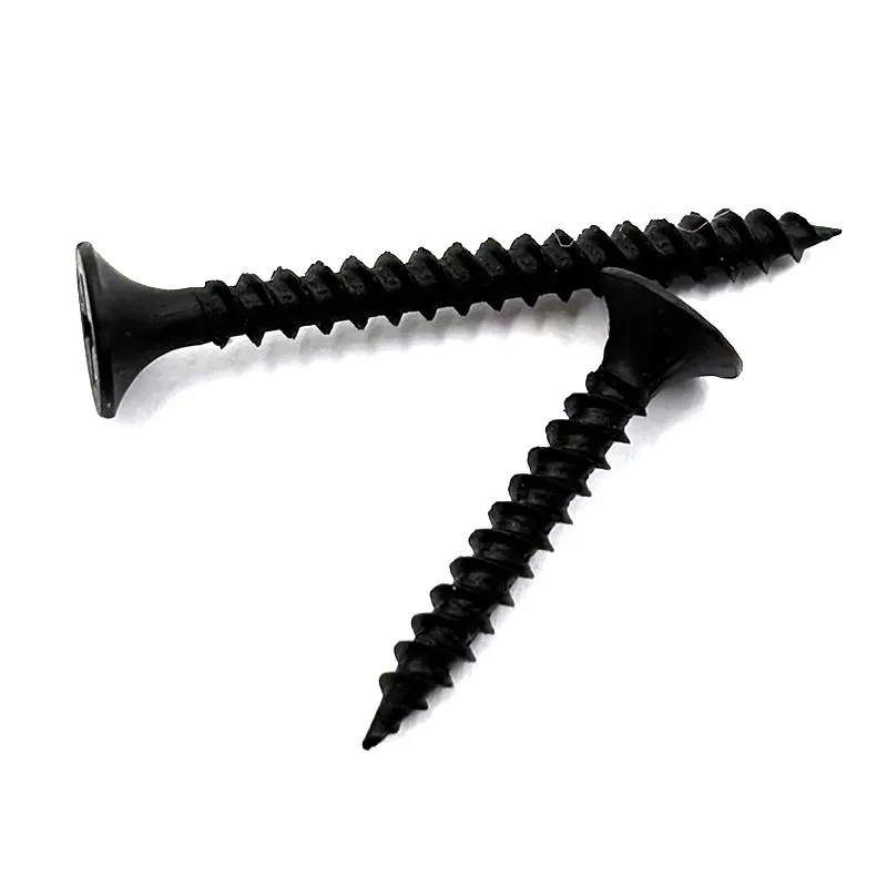 High-Quality Wholesales Black Phosphated Gypsum Drywall Screws of C1022 for Woodworking Board