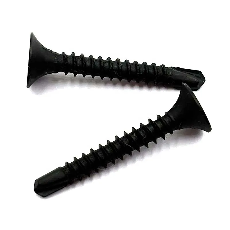 OEM High Speed 3.5x25 Black Galvanized Bugle Head Drywall Screw Gypsum Board Screw Self Tapping Self Drilling Screw Taiwan Tapping Screws+9 mm+M3