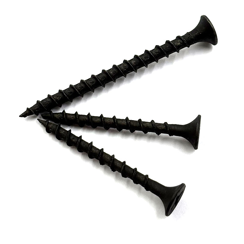 Factory Direct Sale Black Phosphated Drywall Screw with Coarse Thread Inch & Metric Measurement System