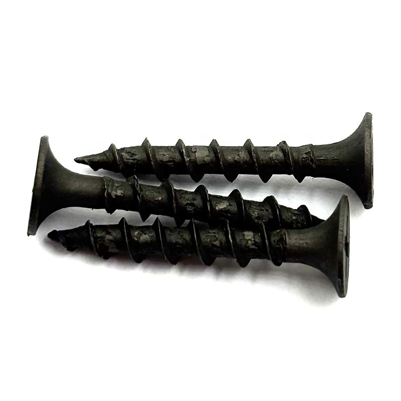 Industrial Grade Full Size Black Phosphated Drywall Screws Fast Attack Speed Durable Best Quality Price