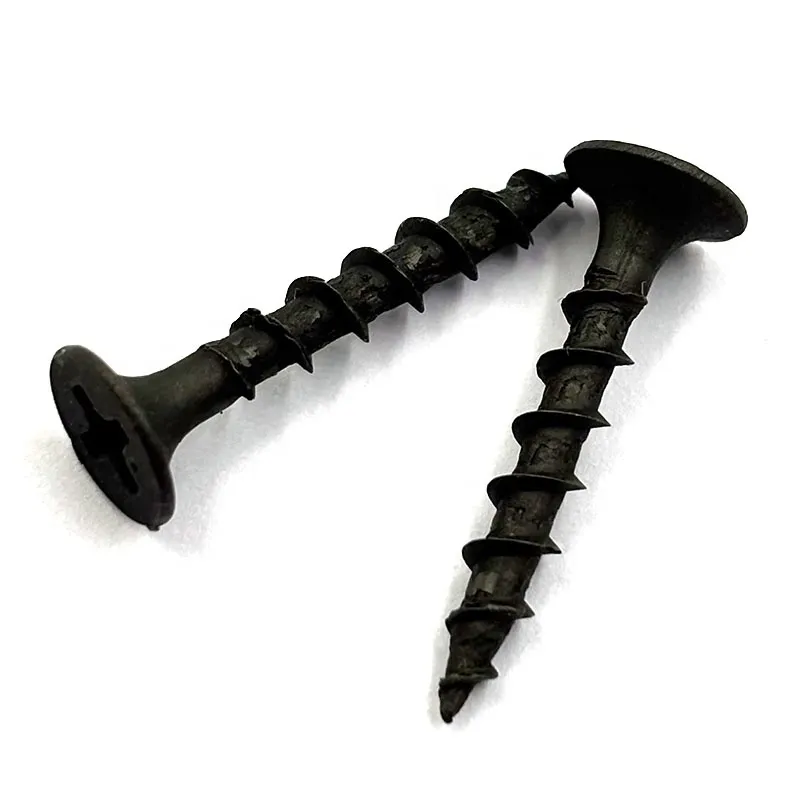Industrial Grade Black Phosphated Drywall Screws Fast Attack Speed Heavy Duty Best Quality Price Tapping Screws+13mm-254mm+M3.5