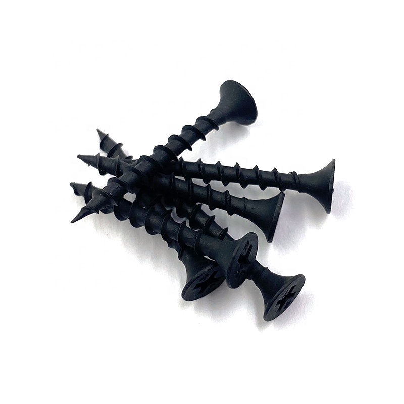 Industrial Grade Full Size Black Phosphated Drywall Screws Fast Attack Speed Durable Best Quality Price