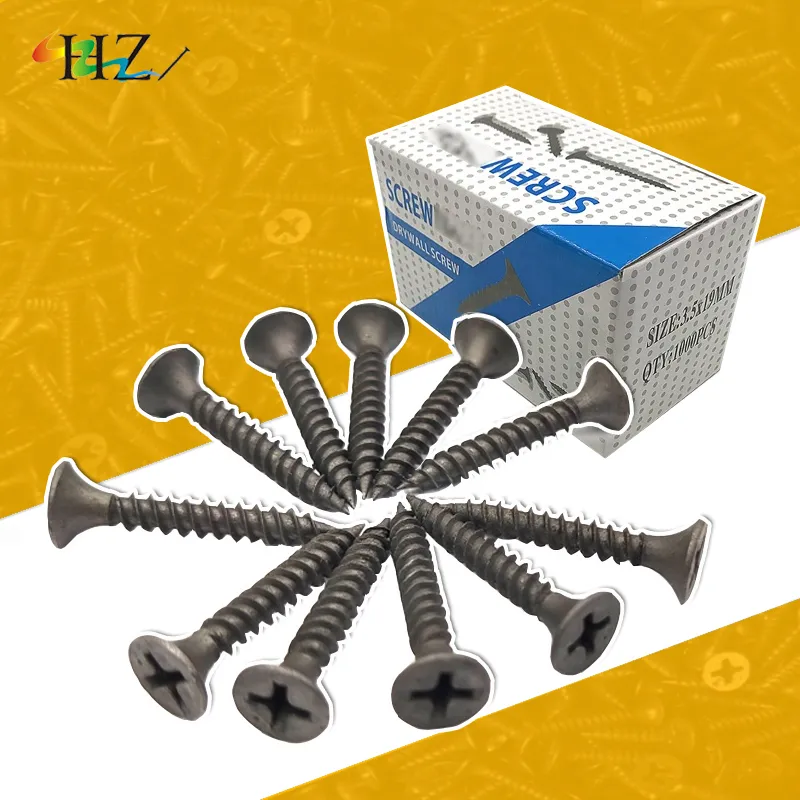 Hilo Fino Fosforado 100 Cajas De Tornillos Para Powertec Tornillo Drywall