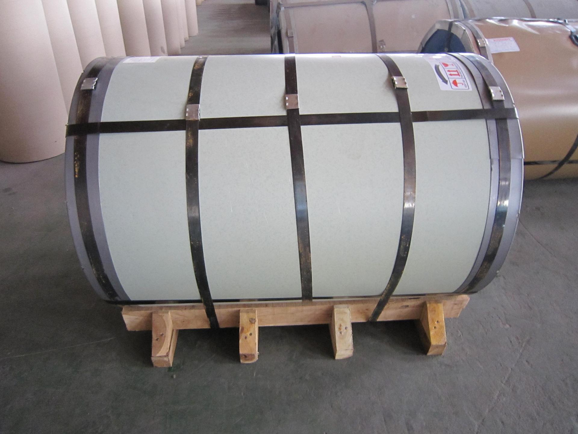 PPGI Steel Coil Color Coated (RAL 9003/9016) Mid Hard 0.14-1.0mm Thickness HY STEEL Brand for Suspended Ceiling