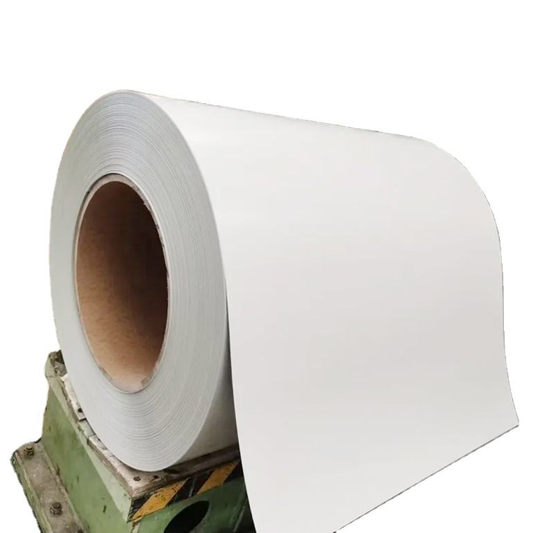 Pre-painted PPGI Steel Coil Color Coated (RAL 9003/9016) Mid Hard 0.14-1.0mm Thickness HY STEEL Brand for Suspended Ceiling