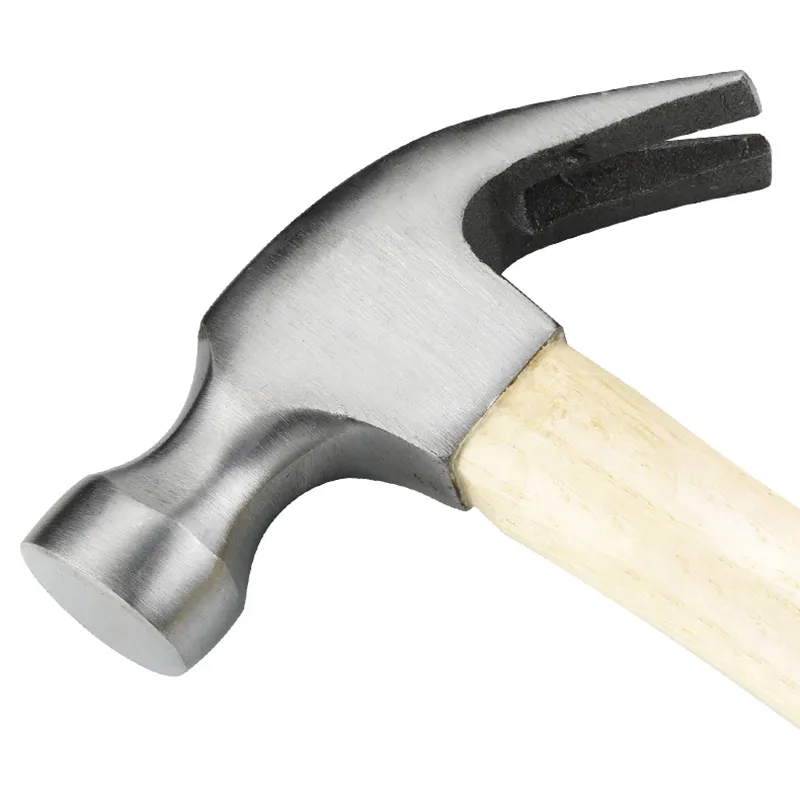 High Quality Claw Hammer All Sizes Wood Handle With Customized Service Claw Hammers+PVC+8 oz(226.80g)