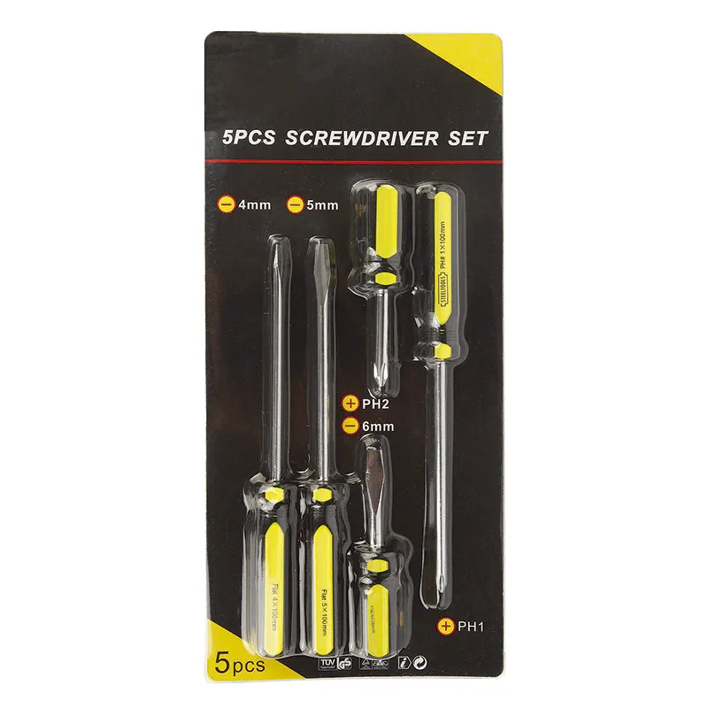 High Quality OEM Chrome Plastic Industrial Grade S2 Factory Repairing Craftsman Flat Head Slotted Mini Magnetic Screwdriver Bit