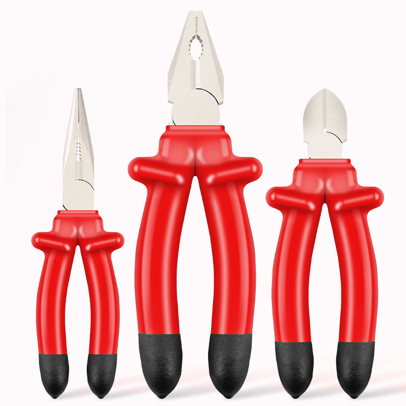2022 Hot Sale Cutting Pliers Combination & Diagonal & Long Nose Pliers with 1000V Insulated Handle