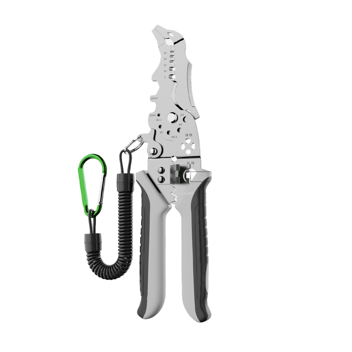 Diy Grade Wire Stripping Plier Combination Pliers for Wire Cutting Stripping Crimping Metric Measurement System OEM