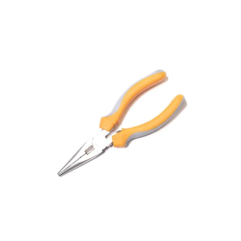 Professional Electrician Long Nose Pliers Industrial Grade Snap on Tools for Cutting Holding Customizable OEM Steel Material 200 mm+1 1/2 in+Flat Nose