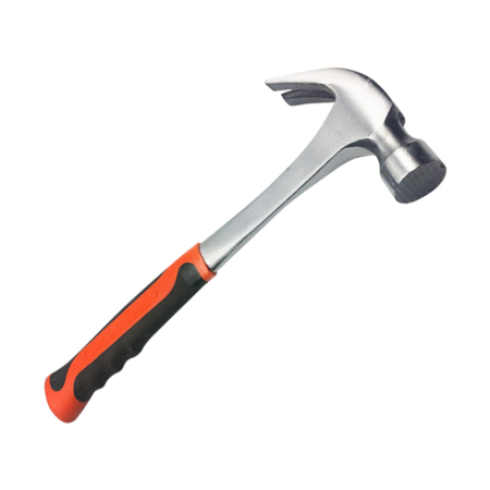 Customizable OEM Industrial Grade 16oz 20oz 24oz Forged Drop Curved High Carbon Steel Head Nail Rip Claw Hammer Fiberglass Wood