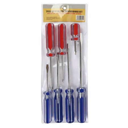 China Wholesale Cheap Factory Direct Ready to Ship PVC Handle Cross Point Trophy Screwdriver Size 4 Inch 6 Inch 8 Inch Set