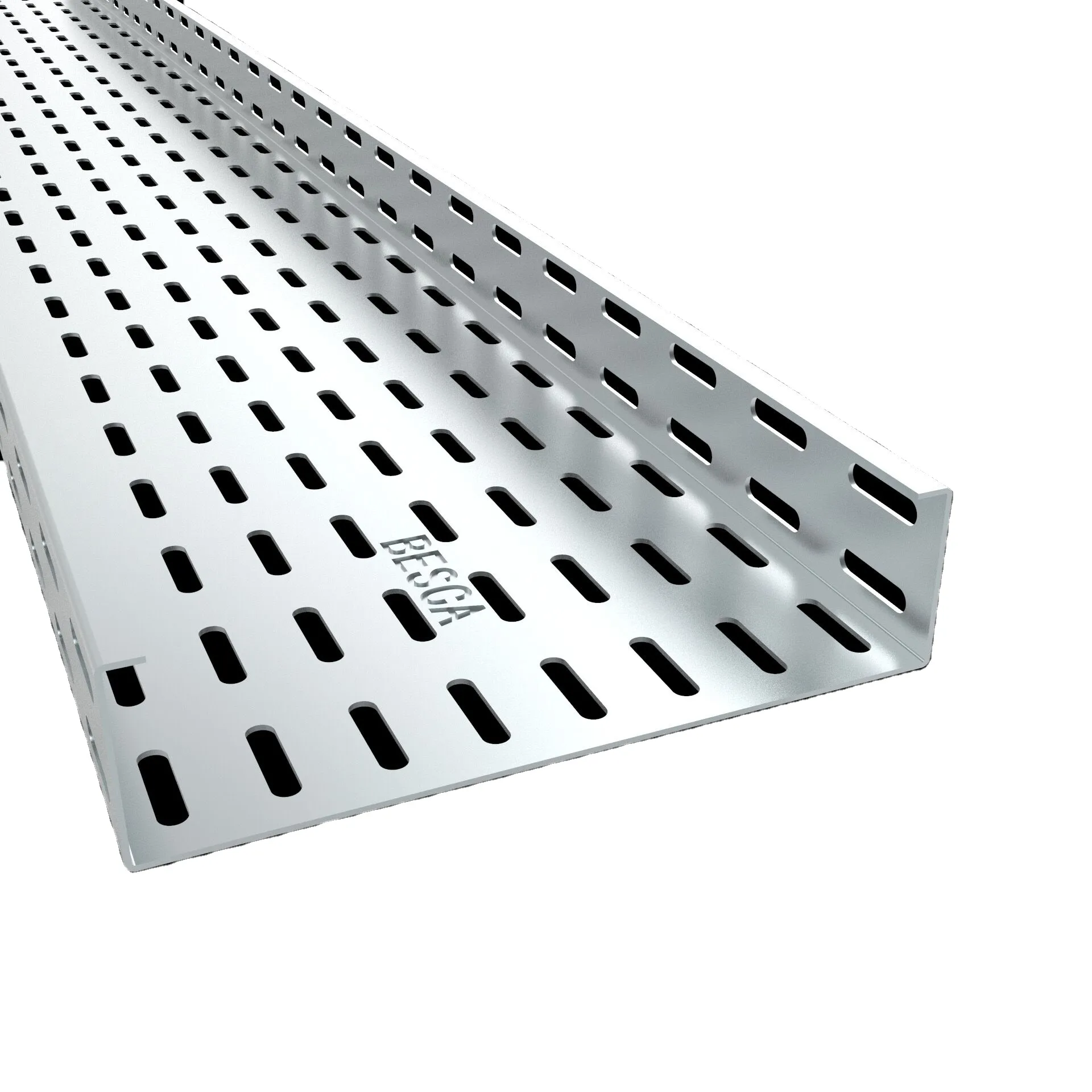 Outdoor Straight Steel Perforated Cable Tray Electrical Online Sale 2023 Year Jiangsu, China+BC+BESCA+Max 6000mm+50-900mm