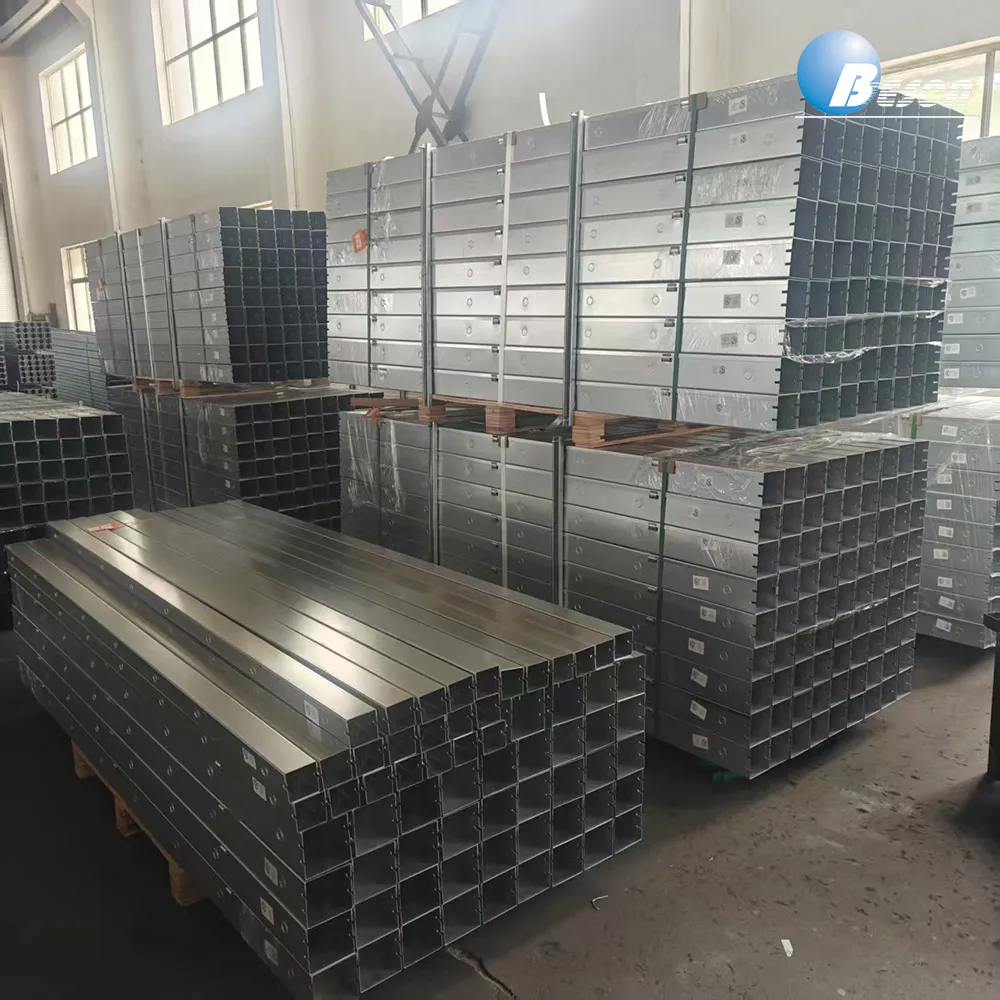 Hot Sale in China OEM Cable Tray Galvanized Metal Cable Tray Cover Shanghai, China+BC+Besca+3000mm+50-1000mm