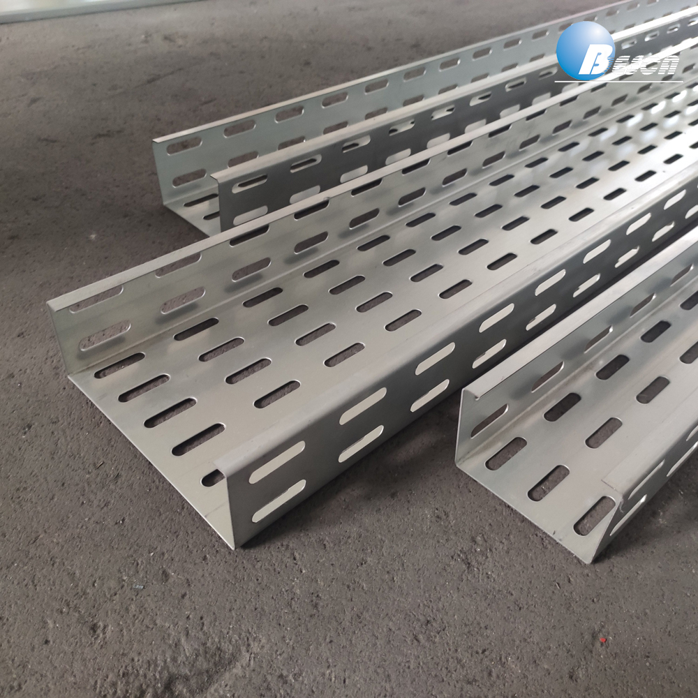 Cable Tray Chevron or Herringbone or Louvered Flanged Cover with UL and CE Certificate Metal Cable Tray