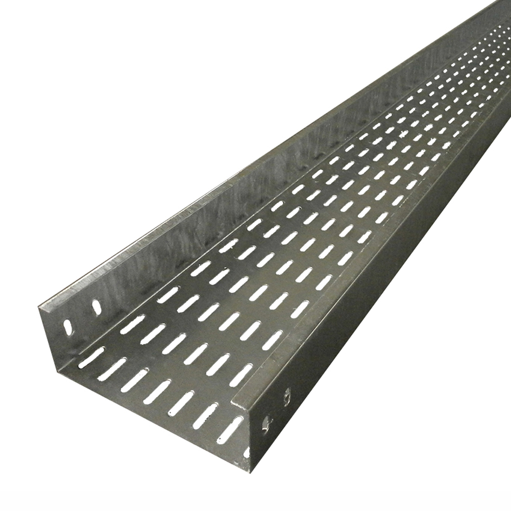 Light Duty Cable Tray Ventilated or Solid Uniformly Distributed Load Tested According to DIN EN IEC 61537 Standard