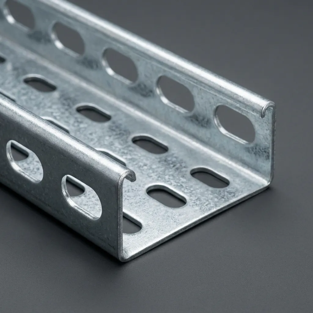 Heavy-Duty Perforated Cable Tray System NEMA & IEC Standard Compliant 50mm - 900mm Customizable HDG ≥ 65μm Cable Ladder Tray