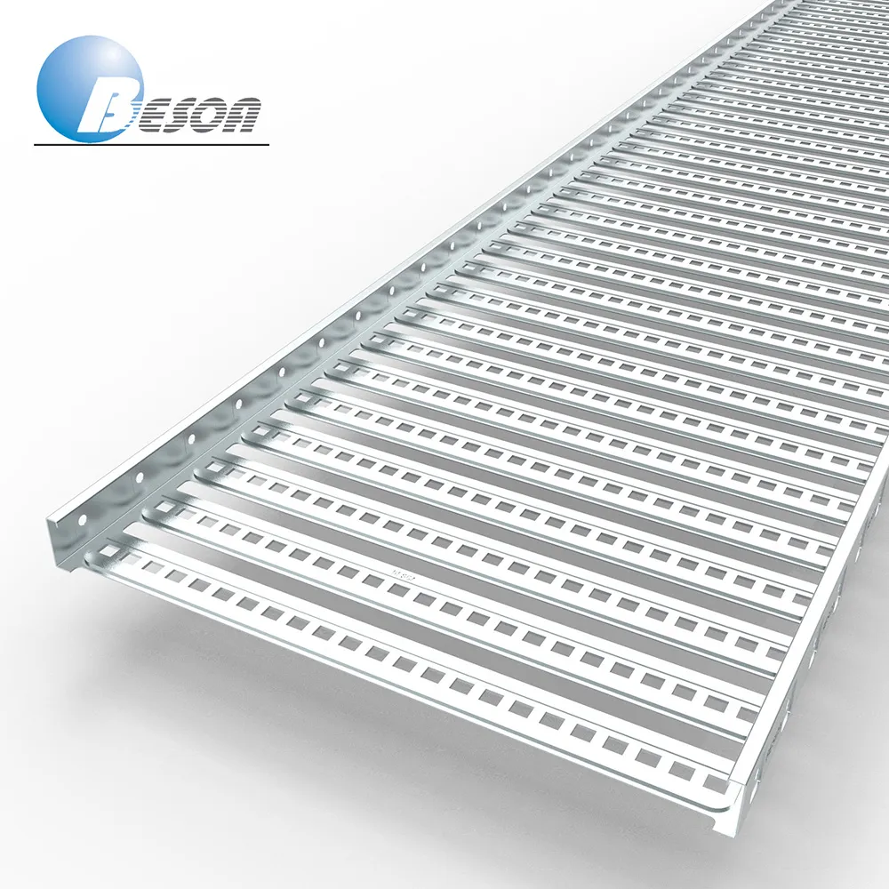 Punching Punched Cable Tray with UL and CE Certificates Jiangsu, China+BC+BESCA+2.44mm/3m/6m+50-900mm